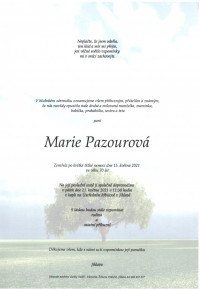 Marie Pazourová