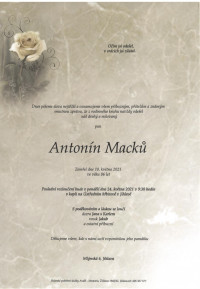 Antonín Macků