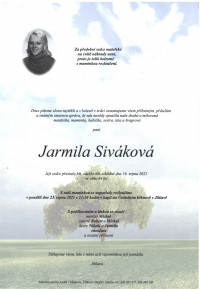 Jarmila Siváková