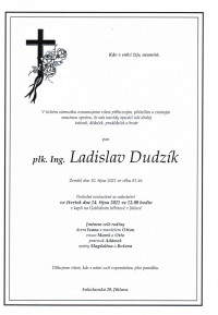 plk. Ing. Ladislav Dudzík