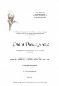 Jindra Thomayerová