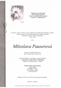 Miloslava Pauserová