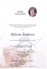 Růžena Šimková