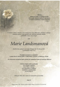 Marie Landsmanová