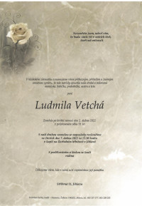Ludmila Vetchá
