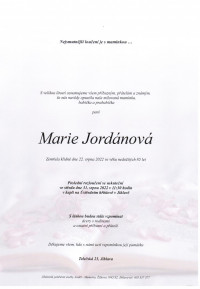 Marie Jordánová
