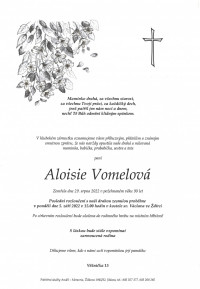 Aloisie Vomelová