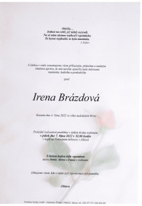 Nejbližší rozloučení - Irena Brázdová