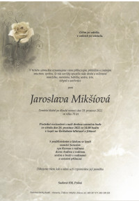 Jaroslava Mikšíová