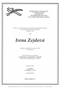 Irena Zejdová