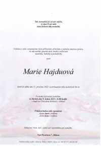Marie Hajduová