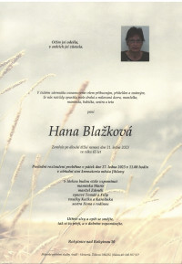 Hana Blažková