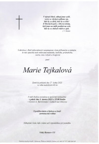 Marie Tejkalová