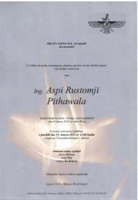 Ing. Aspi Rustomji Pithawala