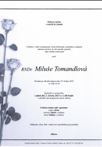 RNDr. Miluše Tomandlová