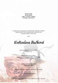 Květoslava Bučková