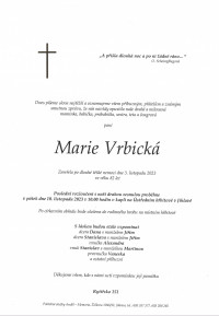 Marie Vrbická