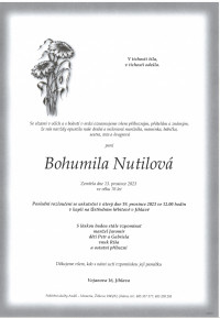 Bohumila Nutilová