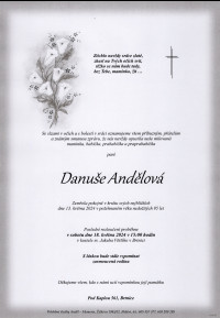 Nejbližší rozloučení - Danuše Andělová