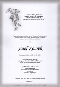 Nejbližší rozloučení - Josef Kourek