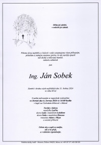 Ing. Ján Sobek