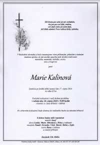 Marie Kalinová