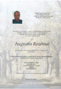 Nejbližší rozloučení - Augustin Rozehnal