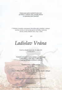 Nejbližší rozloučení - Ladislav Vrána