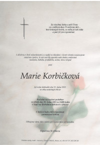 Marie Korbičková