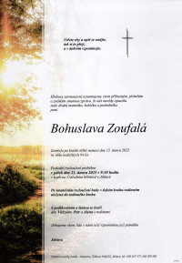 Bohuslava Zoufalá