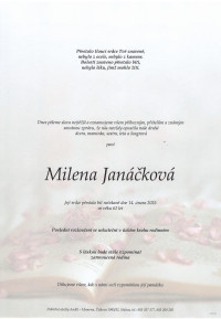 Milena Janáčková