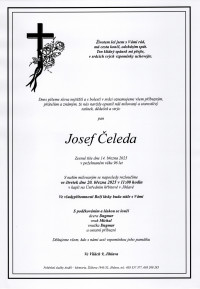 Nejbližší rozloučení - Josef Čeleda