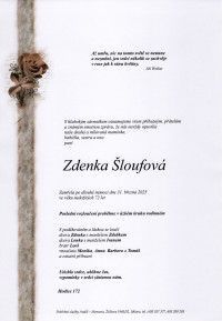 Zdenka Šloufová