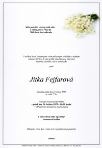 Nejbližší rozloučení - Jitka Fejfarová