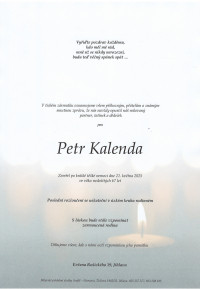 Nejbližší rozloučení - Petr Kalenda