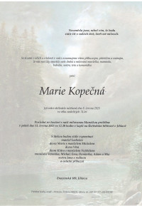 Marie Kopečná