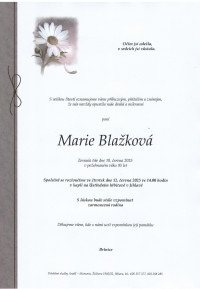 Marie Blažková