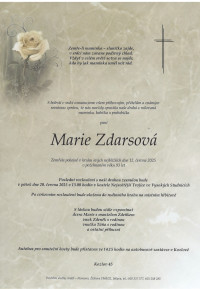 Marie Zdarsová