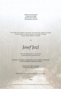 Nejbližší rozloučení - Josef Jozl