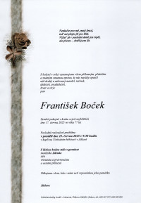 Nejbližší rozloučení - František Boček