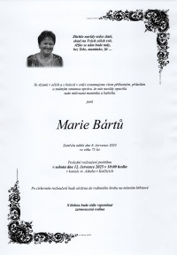 Marie Bártů