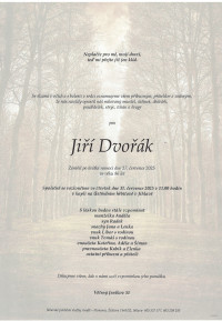 Nejbližší rozloučení - Jiří Dvořák