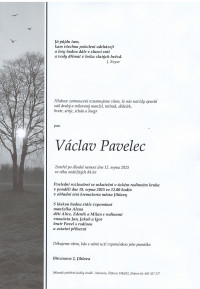 Nejbližší rozloučení - Václav Pavelec