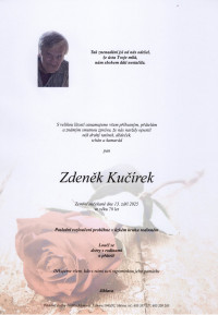 Nejbližší rozloučení - Zdeněk Kučírek