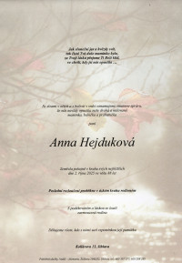 Anna Hejduková