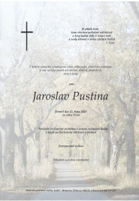 Nejbližší rozloučení - Jaroslav Pustina