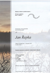 Nejbližší rozloučení - Jan Řepka