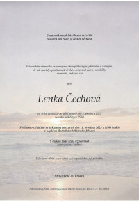 Nejbližší rozloučení - Lenka Čechová