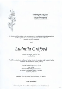 Nejbližší rozloučení - Ludmila Gráfová