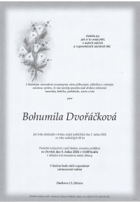 Bohumila Dvořáčková